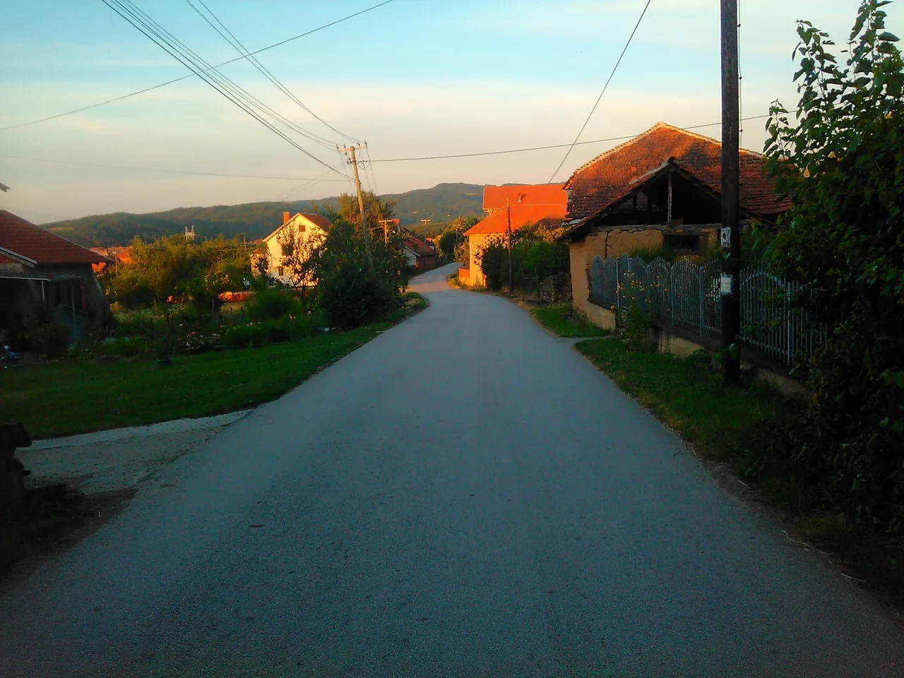 Ladovica u zalazak sunca