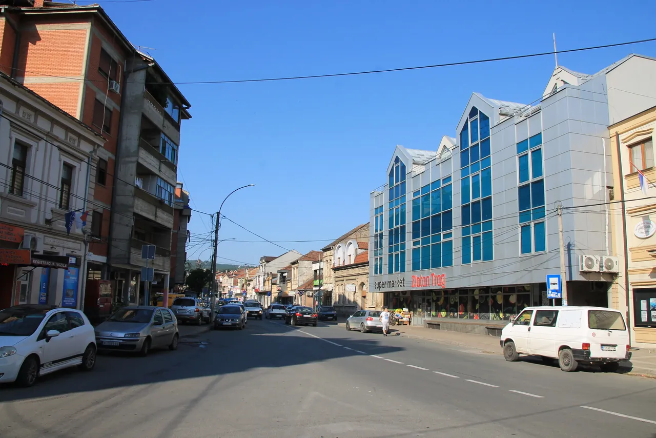Ulica u centru Vlasotinca